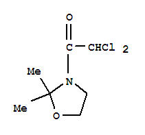 (9ci)-3-(二氯乙?；?-2,2-二甲基-噁唑啉結(jié)構(gòu)式_39089-45-7結(jié)構(gòu)式