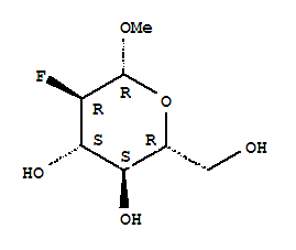 Methyl-2-deoxy-2-fluoro-beta-d-glucopyranoside Structure,39110-58-2Structure