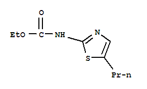 Carbamic acid,(5-propyl-2-thiazolyl)-,ethyl ester (9ci) Structure,39122-75-3Structure