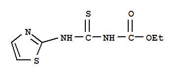 Carbamic acid,[(2-thiazolylamino)thioxomethyl ]-,ethyl ester (9ci) Structure,39142-41-1Structure