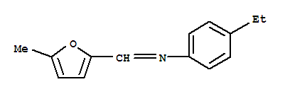 Benzenamine,4-ethyl-n-[(5-methyl-2-furanyl)methylene]-(9ci) Structure,391609-27-1Structure