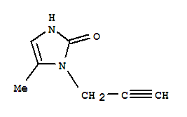 2H-imidazol-2-one,1,3-dihydro-5-methyl-1-(2-propynyl)-(9ci) Structure,391671-26-4Structure