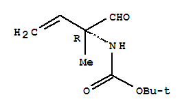 Carbamic acid,[(1r)-1-formyl-1-methyl-2-propenyl ]-,1,1-dimethylethyl ester Structure,391678-32-3Structure