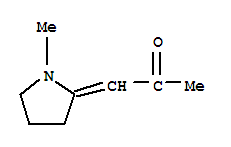 2-Propanone, 1-(1-methyl-2-pyrrolidinylidene)-(9ci) Structure,39178-30-8Structure