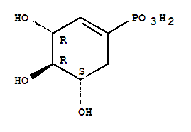 Phosphonic acid,[(3r,4r,5s)-3,4,5-trihydroxy-1-cyclohexen-1-yl ]-(9ci) Structure,391894-84-1Structure