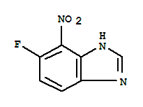 1H-benzimidazole,5-fluoro-4-nitro-(9ci) Structure,391906-61-9Structure