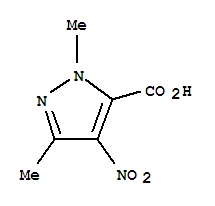 2,5-Dimethyl-4-nitro-2H-pyrazole-3-carboxylic acid Structure,3920-37-4Structure