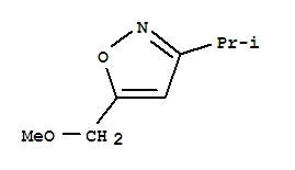 (9Ci)-5-(甲氧基甲基)-3-(1-甲基乙基)-異噁唑結(jié)構(gòu)式_392312-48-0結(jié)構(gòu)式