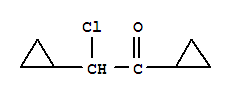 Ethanone, 2-chloro-1,2-dicyclopropyl-(9ci) Structure,39250-97-0Structure