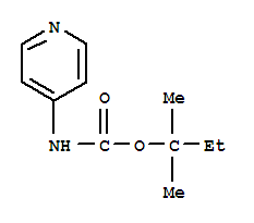 2-Methyl-2-butanyl 4-pyridinylcarbamate Structure,39255-70-4Structure