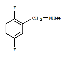 Benzenemethanamine,2,5-difluoro-n-methyl-(9ci) Structure,392691-70-2Structure