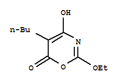 6H-1,3-oxazin-6-one,5-butyl-2-ethoxy-4-hydroxy-(9ci) Structure,392736-09-3Structure