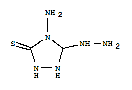 4-Amino-5-hydrazino-1,2,4-triazolidine-3-thione Structure,393128-18-2Structure