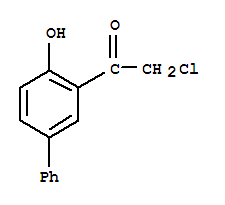 Ethanone,2-chloro-1-(4-hydroxy[1,1-biphenyl ]-3-yl)-(9ci) Structure,393519-43-2Structure