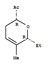 Ethanone,1-[(2r,6r)-6-ethyl-3,6-dihydro-5-methyl-2h-pyran-2-yl ]-(9ci) Structure,393530-60-4Structure