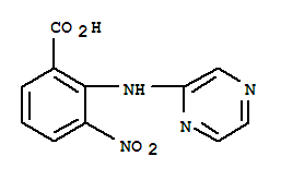 2-(Pyrazin-2-ylamino)-3-nitrobenzoic acid Structure,394655-21-1Structure