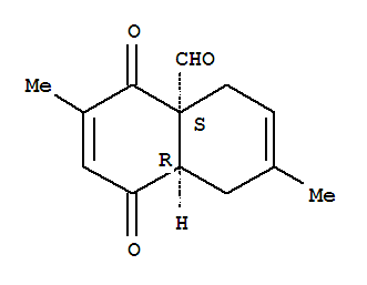 4A(4h)-naphthalenecarboxaldehyde,1,5,8,8a-tetrahydro-3,7-dimethyl-1,4-dioxo-,(4ar,8as)-rel-(9ci) Structure,395643-38-6Structure