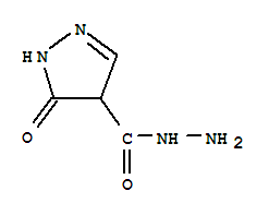 1H-pyrazole-4-carboxylic acid,4,5-dihydro-5-oxo-,hydrazide (9ci) Structure,395662-74-5Structure