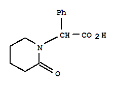 1-Piperidineacetic acid,2-oxo--alpha--phenyl- Structure,396129-93-4Structure