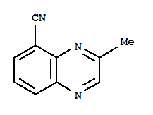 (9Ci)-3-甲基-5-喹噁啉甲腈結(jié)構(gòu)式_397324-04-8結(jié)構(gòu)式