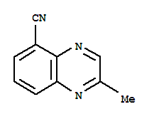 (9Ci)-2-甲基-5-喹噁啉甲腈結(jié)構(gòu)式_397324-12-8結(jié)構(gòu)式