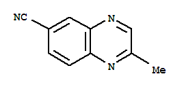 2-甲基-6-喹噁啉甲腈結(jié)構(gòu)式_397324-18-4結(jié)構(gòu)式