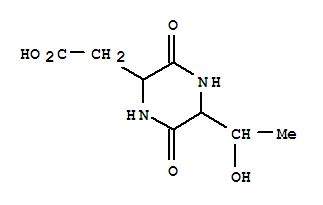 2-Piperazineacetic acid,5-(1-hydroxyethyl)-3,6-dioxo-(9ci) Structure,397847-55-1Structure