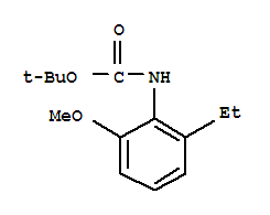 Tert-butyl 2-ethyl-6-methoxyphenylcarbamate Structure,398136-31-7Structure