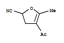 (9ci)-4-乙?；?2,3-二氫-5-甲基-2-呋喃甲腈結(jié)構(gòu)式_39822-46-3結(jié)構(gòu)式