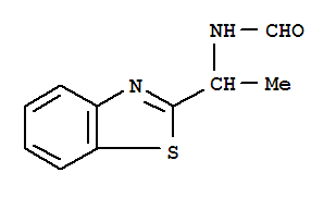 Formamide, n-[1-(2-benzothiazolyl)ethyl]-(7ci,8ci) Structure,3985-52-2Structure