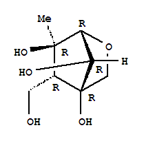 (1R,5r,6r,7r)-5-(hydroxymethyl)-6-methyl-2-oxabicyclo[2.2.1]heptane-4,6,7-triol Structure,399034-12-9Structure