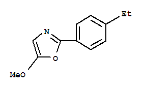 (9ci)-2-(4-乙基苯基)-5-甲氧基-噁唑結(jié)構(gòu)式_400727-90-4結(jié)構(gòu)式