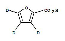 呋喃甲酸-D3結(jié)構(gòu)式_40073-83-4結(jié)構(gòu)式