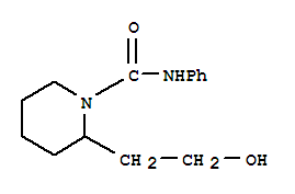 1-Piperidinecarboxamide,2-(2-hydroxyethyl)-n-phenyl-(9ci) Structure,401586-58-1Structure