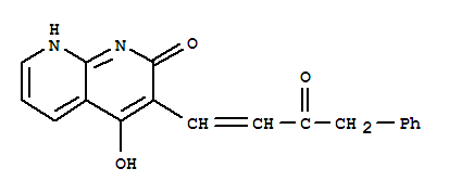 1,8-Naphthyridin-2(1h)-one,4-hydroxy-3-(3-oxo-4-phenyl-1-butenyl)-(9ci) Structure,401938-44-1Structure