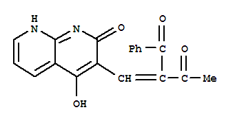 1,3-Butanedione,2-[(1,2-dihydro-4-hydroxy-2-oxo-1,8-naphthyridin-3-yl)methylene]-1-phenyl-(9ci) Structure,401938-50-9Structure