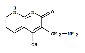 1,8-Naphthyridin-2(1h)-one,3-(aminomethyl)-4-hydroxy-(9ci) Structure,401938-58-7Structure