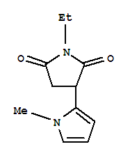 2,5-Pyrrolidinedione,1-ethyl-3-(1-methyl-1h-pyrrol-2-yl)-(9ci) Structure,402482-70-6Structure