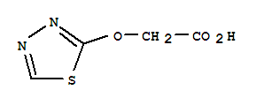 Acetic acid, (1,3,4-thiadiazol-2-yloxy)-(9ci) Structure,40352-26-9Structure