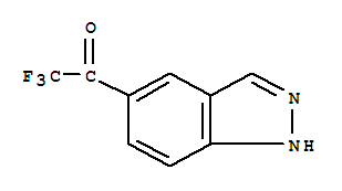 Ethanone, 2,2,2-trifluoro-1-(1h-indazol-5-yl)- (9ci) Structure,403660-48-0Structure