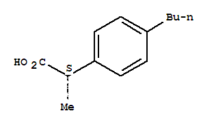 (S)-2-(4-丁基苯基)-丙酸結(jié)構(gòu)式_404354-76-3結(jié)構(gòu)式