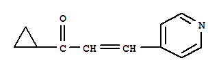 2-Propen-1-one,1-cyclopropyl-3-(4-pyridinyl)-(9ci) Structure,404916-67-2Structure