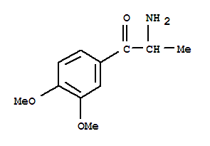 1-Propanone, 2-amino-1-(3,4-dimethoxyphenyl)- Structure,40513-44-8Structure