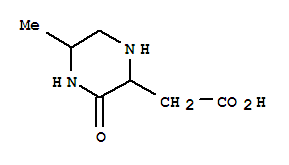 2-Piperazineaceticacid,5-methyl-3-oxo-(9ci) Structure,405214-35-9Structure