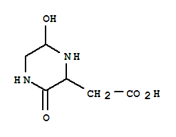 2-Piperazineaceticacid,6-hydroxy-3-oxo-(9ci) Structure,405214-38-2Structure