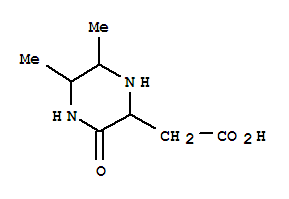 2-Piperazineaceticacid,5,6-dimethyl-3-oxo-(9ci) Structure,405214-39-3Structure