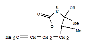 2-Oxazolidinone,4-hydroxy-4,5-dimethyl-5-(4-methyl-3-pentenyl)-(9ci) Structure,405278-53-7Structure