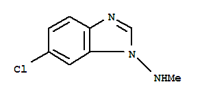 1H-benzimidazol-1-amine,6-chloro-n-methyl-(9ci) Structure,40533-93-5Structure