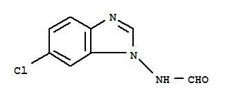 Formamide, n-(6-chloro-1h-benzimidazol-1-yl)-(9ci) Structure,40534-01-8Structure