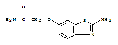 Acetamide, 2-[(2-amino-6-benzothiazolyl)oxy]-(9ci) Structure,405897-81-6Structure